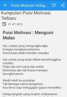 2 Schermata Puisi Motivasi