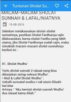 Tuntunan Sholat Sunnah syot layar 3