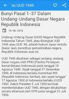 Isi UUD 1945 dan Amandemen syot layar 1