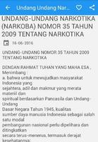 Isi Undang Undang Narkotika captura de pantalla 2