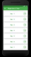 Weight Gain Diet Plan : Gain Weight  In 7 Days capture d'écran 1