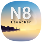 Note 8 Launcher Zeichen