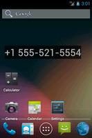 My Phone Number Widget capture d'écran 1