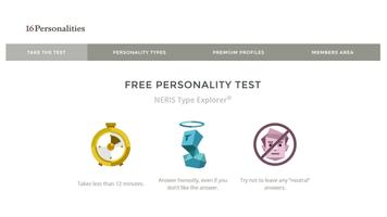 16 personalities test 2017 Affiche