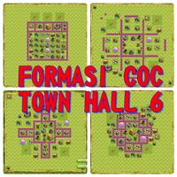 Formasi COC Town Hall 6 poster