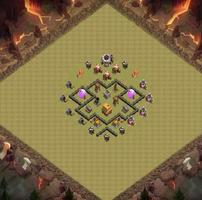 Town Hall 4 War Base Layouts تصوير الشاشة 1