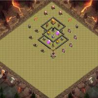 Town Hall 4 War Base Layouts تصوير الشاشة 3