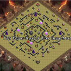 Top Town Hall 9 War Base Map icône