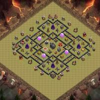 Top Town Hall 9 War Base Map screenshot 3