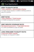 Financial Ratios (Accounts) capture d'écran 3