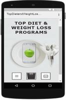 Top Diet and Weight Loss Programs captura de pantalla 1