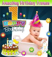 Birthday Photo Frames Affiche