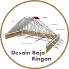 Desain Rangka Baja 아이콘