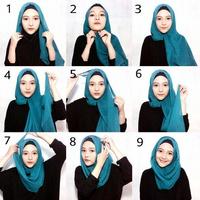 Tutorial Hijab Segi Empat screenshot 1