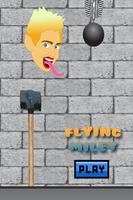 Flying Miley Cyrus Wreck Ball پوسٹر