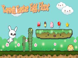 Kawaii Easter Egg Hunt Bunny Affiche