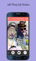 Thug Life Photo Sticker Editor capture d'écran 2