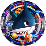 Turbo Angry Shark Fish Zeichen
