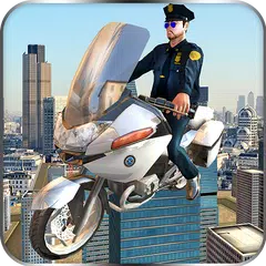 Flying Police Bike Rider 2016