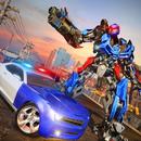 Police Car Fighter Robot : Transform Games 2018 aplikacja