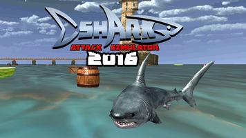 Shark Attack Simulator 2016 poster