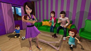 Babysitter virtuel: Happy Family Fun Simulator capture d'écran 1