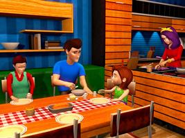 Virtual Happy Family Life Game ảnh chụp màn hình 1