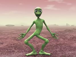 Make Your Green Alien Dance Affiche