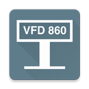 Ovladač zákaznického displeje VFD 860 APK