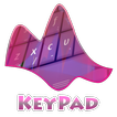 Tecno púrpura Keypad Diseño