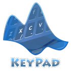 Frozen blue Keypad Layout icône