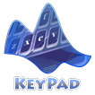 Happy Blue Bubbles Keypad