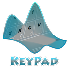 Gris legítimo Keypad Diseño icono
