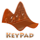 Orange Explosion Keypad Layout APK