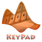 Orange Keypad Disposition icône