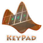 الألوان الحلوة Keypad نسق أيقونة