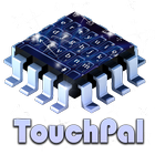 Синий рябь TouchPal иконка