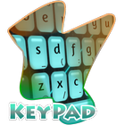 Escena azul Keypad Cubrir icono