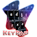 割れたガラスブラック Keypad カバー APK