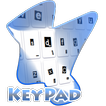 पेपर सफेद Keypad आवरण