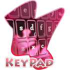 Pink Flakes Keypad Cover آئیکن