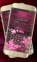 Pink Flakes Keypad Cover اسکرین شاٹ 3