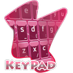 गुलाबी लाइनों Keypad