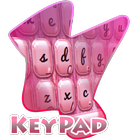 Pink Water Keypad Cover-icoon