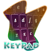 Purple Galaxy Keypad Cover icon