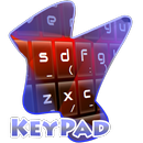 Red Waves Keypad Cover APK