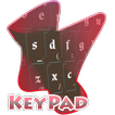 Stylish Brown Keypad Cover