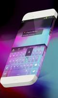 Berwarna ungu kebiruan Keypad poster