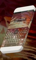 Brick red Keypad Theme Affiche