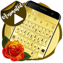 Gouden Keyboard Animated-APK